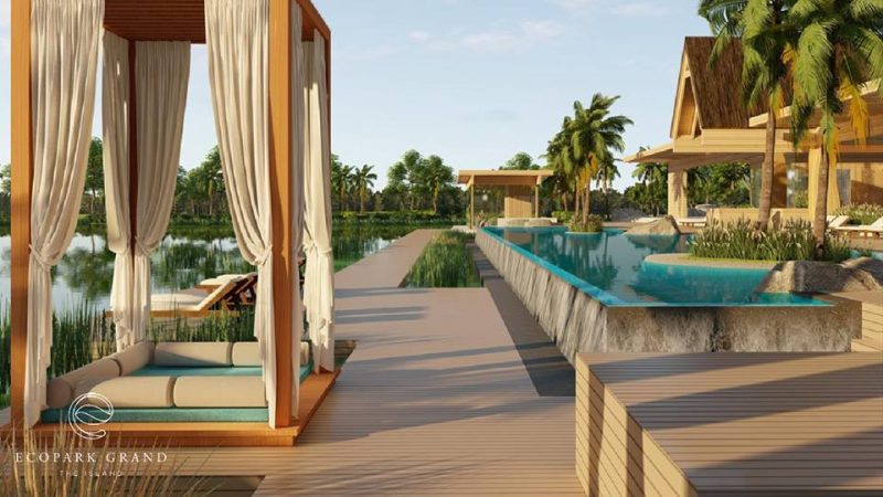 Bể bơi view hồ yên bình chắc chắn sẽ là nơi thư giãn tuyệt với sau một ngày bộn bề với công việc