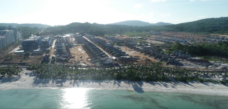 Cập nhật hình ảnh tiến độ biệt thự bãi Kem