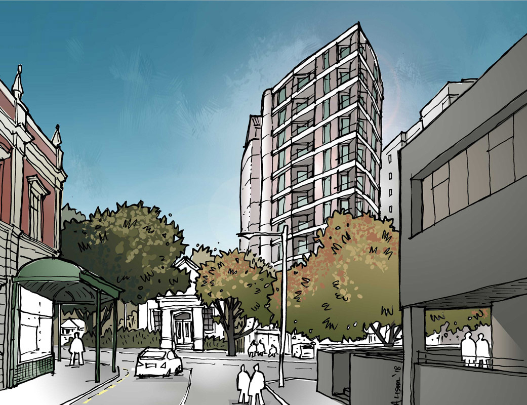 hình ảnh 3D về dự án Queen Park Residences