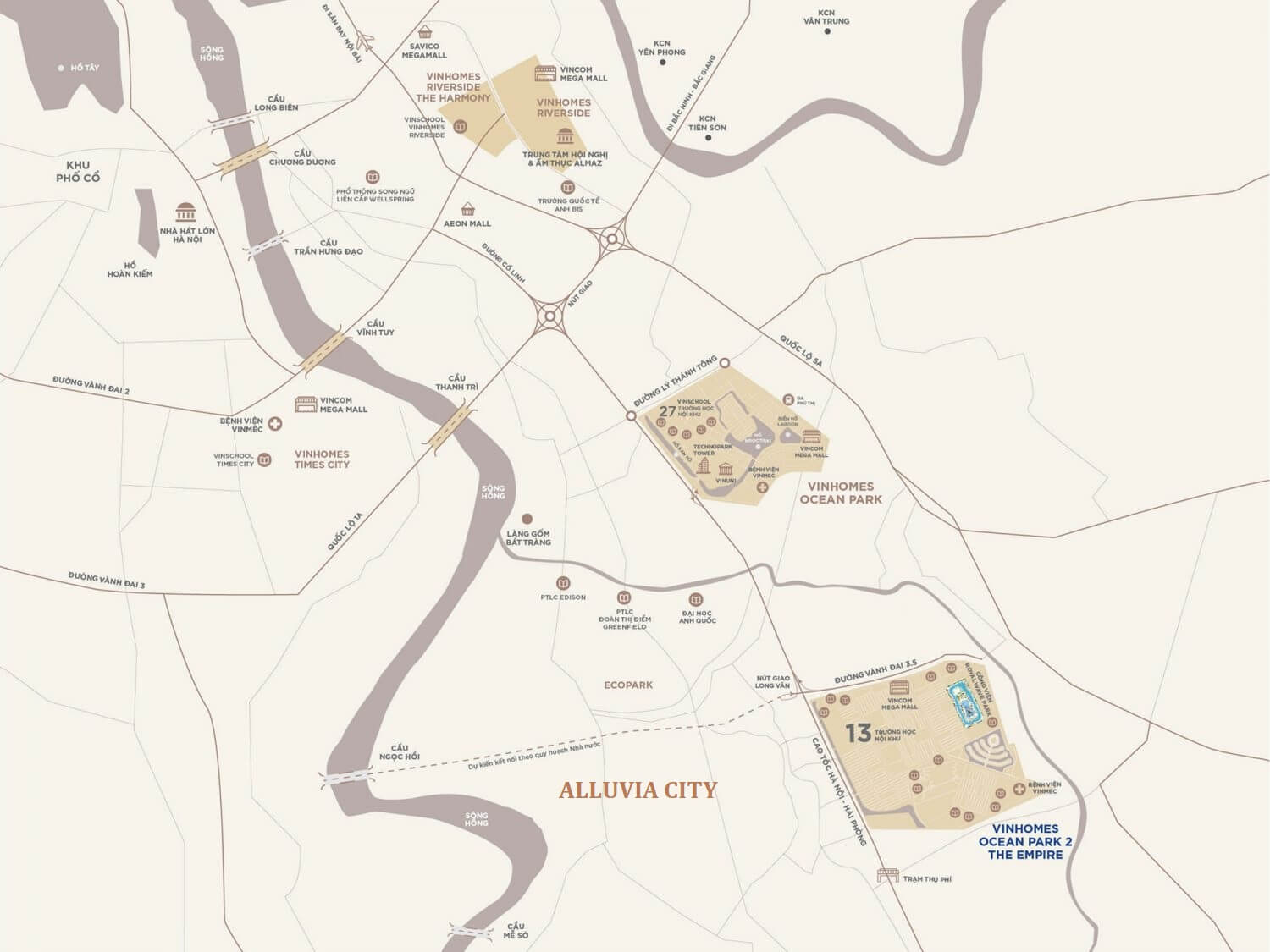 Vị trí dự án Alluvia City