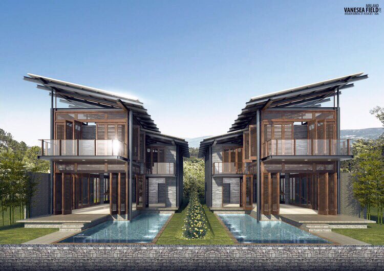 Thiết kế biệt thự lạ mắt tinh tế cũng là một trong những điểm thu hút của các dự án nghỉ dưỡng ( ảnh từ biệt thự Pan Pacific Danang Resort)