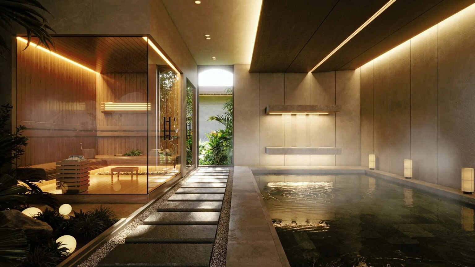 Alluvia City sở hữu nguồn khoáng nóng tự nhiên trong lòng đất - một đặc điểm hiếm thấy ở các đô thị hiện nay