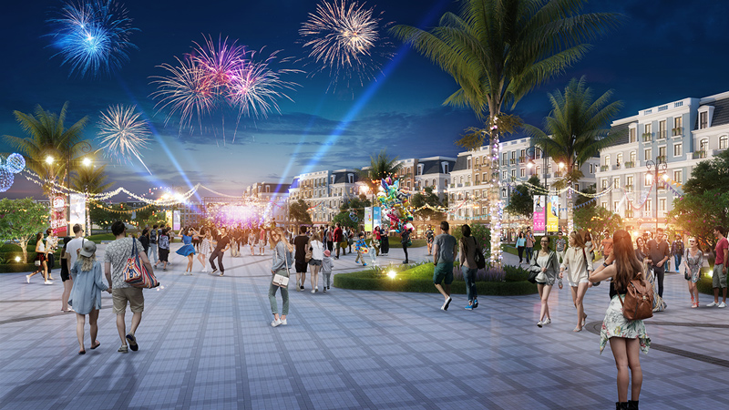Quảng trường Bãi Khem - không gian được thiết kế ấn tượng để trở thành nơi tổ chức những sự kiện giải trí hàng đầu đảo Ngọc