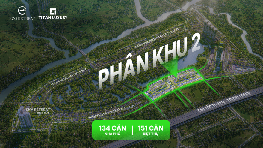 Phân khu Mùa Lễ Hội Eco Retreat – mỗi loại hình sản phẩm mùa lễ hội là cơ hội trải nghiệm sống rộn ràng và giá trị bền vững.