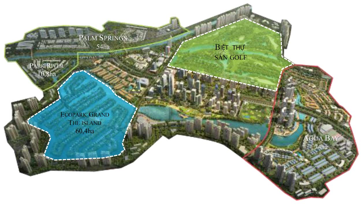 Ecopark Grand The Island - Lá phổi xanh của khu đô thị sinh thái Ecopark