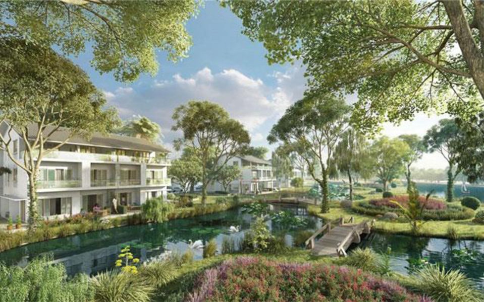 Hồ sinh thái nổi Ecopark - Ecopark Grand The Island