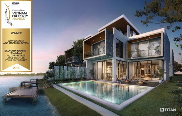Ecopark Grand – The Island dành giải thưởng danh giá về thiết kế cùng Dark Horse