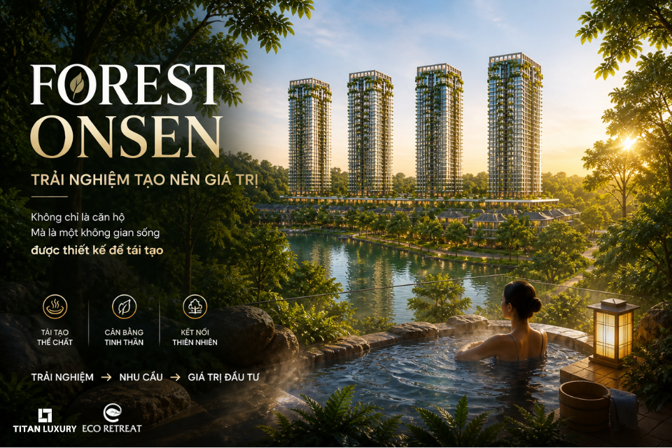 Forest Onsen không chỉ là căn hộ, mà là không gian sống được thiết kế để tái tạo năng lượng – nơi trải nghiệm trở thành nền tảng tạo nên giá trị bền vững.