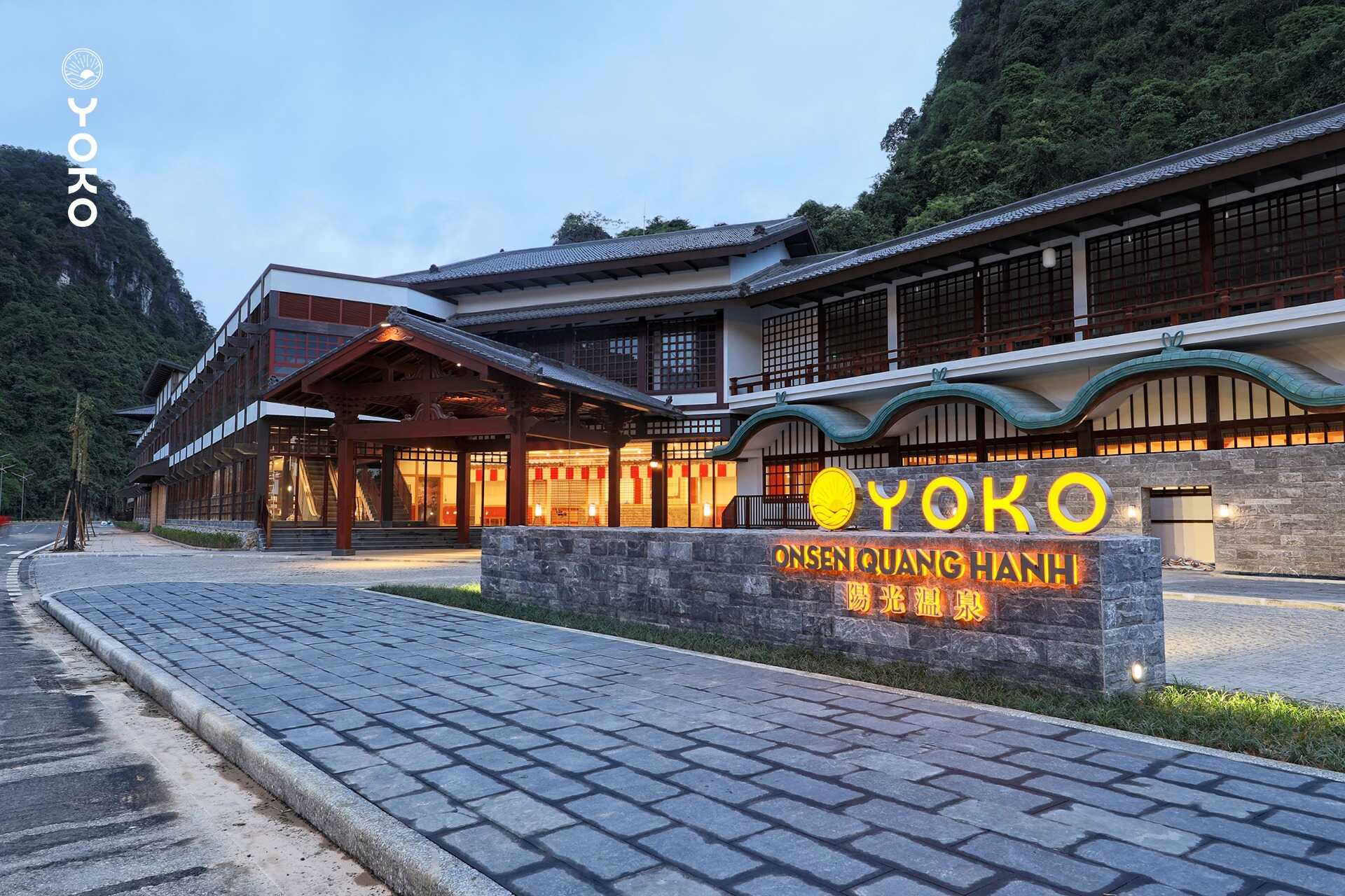 Khu nghỉ dưỡng Yoko Onsen Quang Hanh nằm trong hệ sinh thái Quảng Ninh