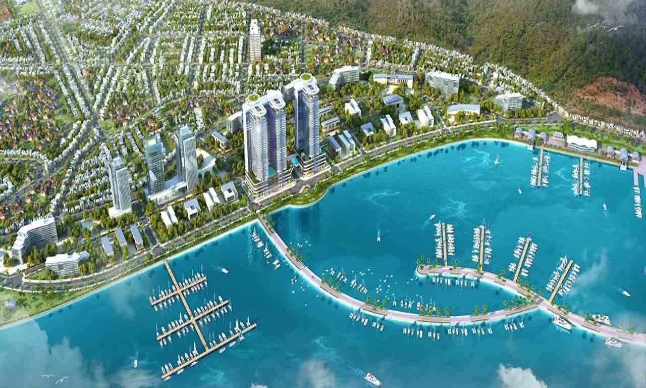 Công viên bến du thuyền quốc tế Ana Marina Park - một trong những dự án cao cấp của Crystal Bay tại Nha Trang 