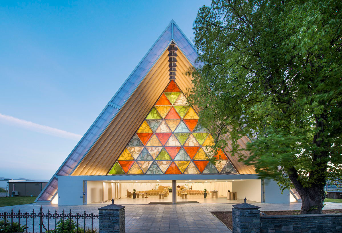 Vẻ đẹp độc đáo của nhà thờ Cardboard ở Christchurch