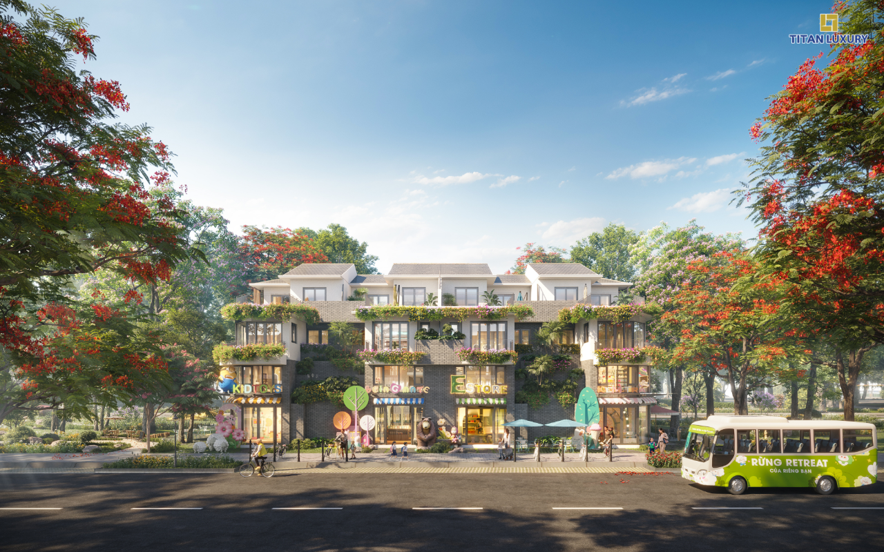Không gian sống tại Rừng Phượng được tổ chức quanh những nhu cầu hằng ngày, giúp các gia đình chủ động hơn trong học tập, di chuyển, vui chơi và nghỉ ngơi.