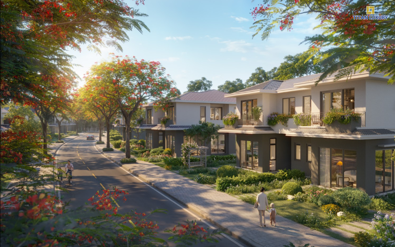 Rừng Phượng kết hợp giá trị sống, giáo dục và khả năng khai thác trong một khu phố được quy hoạch dành cho các gia đình muốn gắn bó lâu dài.