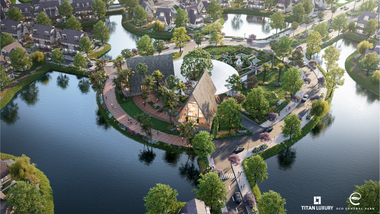 9 nhánh đảo được kiến tạo như những “ngôi làng châu Âu thu nhỏ” – nơi kiến trúc, mặt nước và cảnh quan hòa vào nhau để tạo nên một tổng thể sống có chiều sâu.