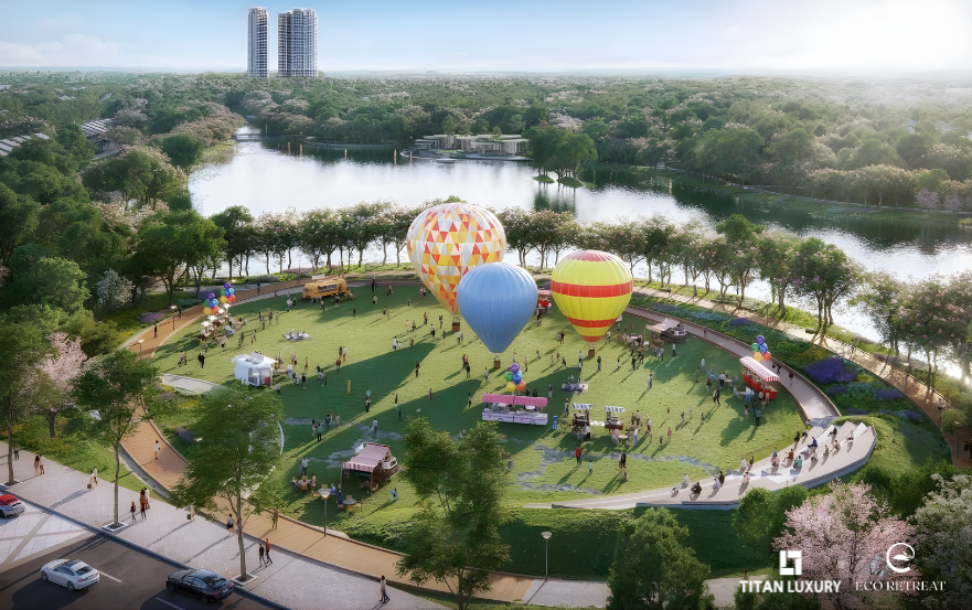 Hồ Thiên Nga - điểm dừng chân mang lại cảm giác thư thái, cân bằng giữa thiên nhiên và nhịp sống.