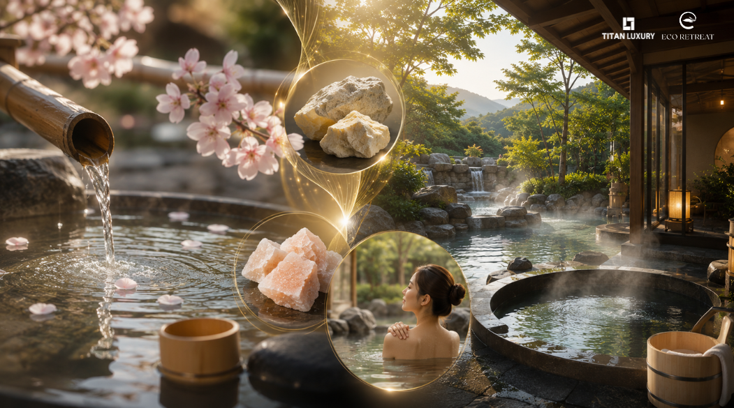Khoáng nóng Nhật Bản tại Forest Onsen mang đến trải nghiệm wellness chuyên sâu, hỗ trợ thư giãn và tái tạo năng lượng mỗi ngày