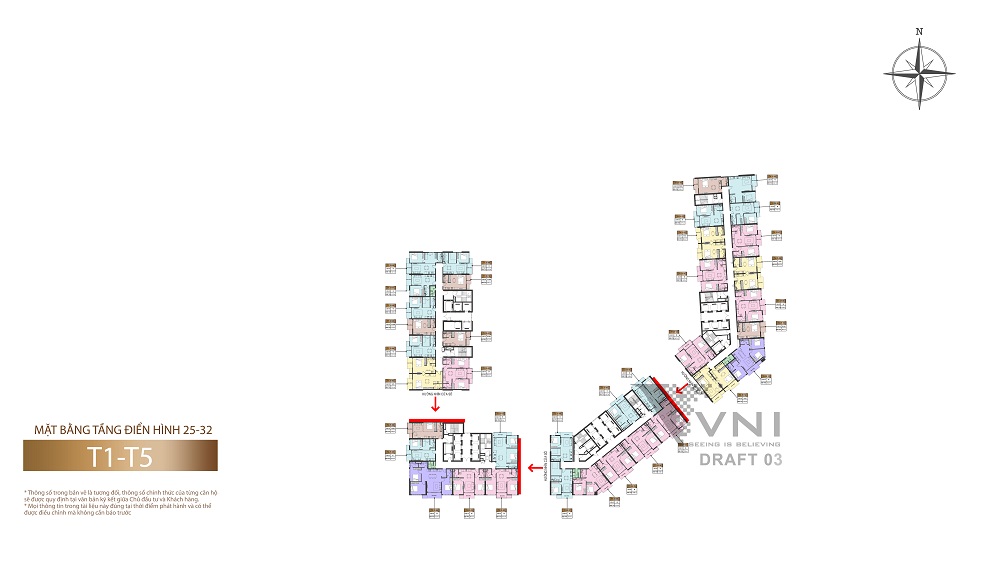 Mặt bằng tầng 25-32 Sun Grand Marina Town