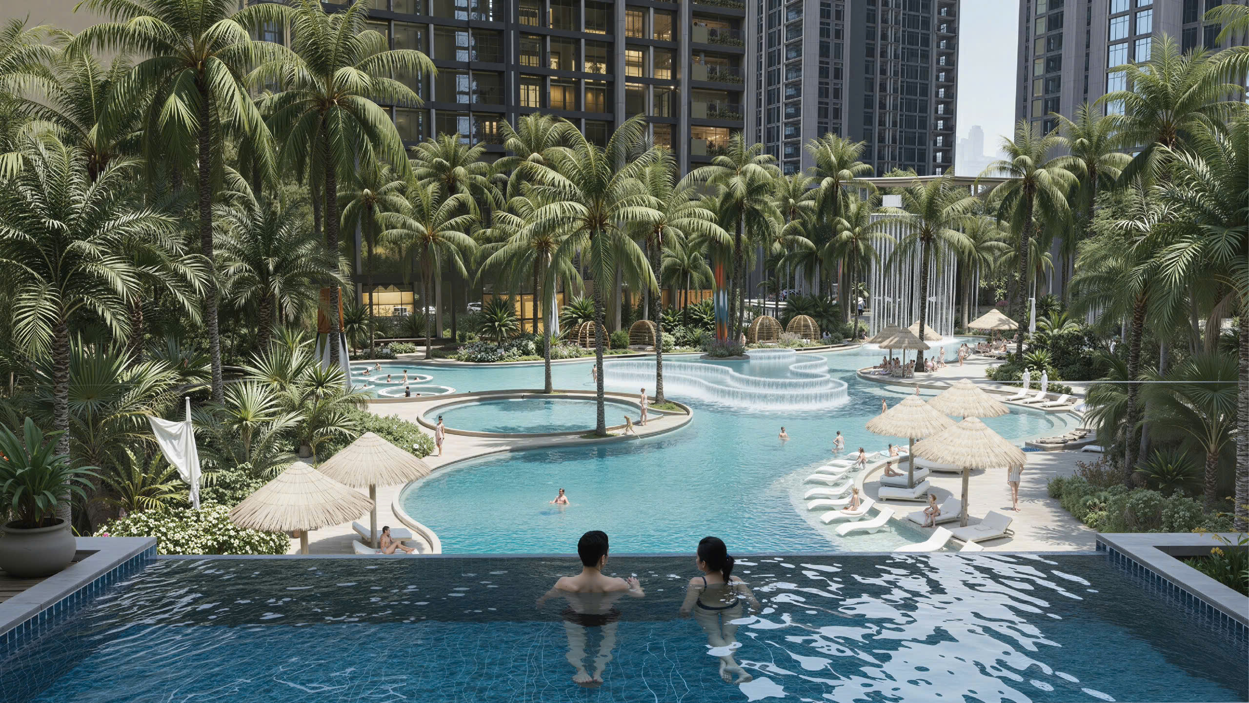 Alumi có thiết kế mặt đứng giúp hạn chế lượng nhiệt hấp thụ và tăng cường khả năng đối lưu không khí giữa các căn hộ