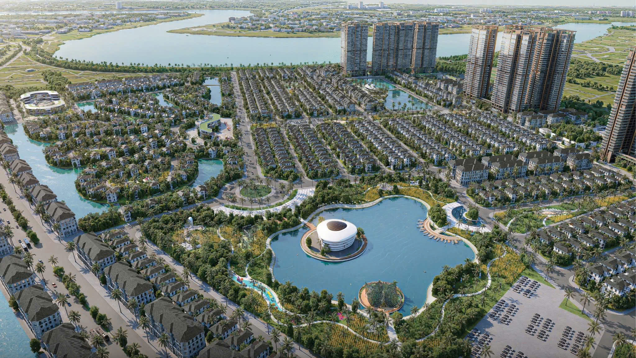 Tất cả yếu tố tại Alumi hòa lại thành một không gian sống trọn vẹn giữa lòng Alluvia City