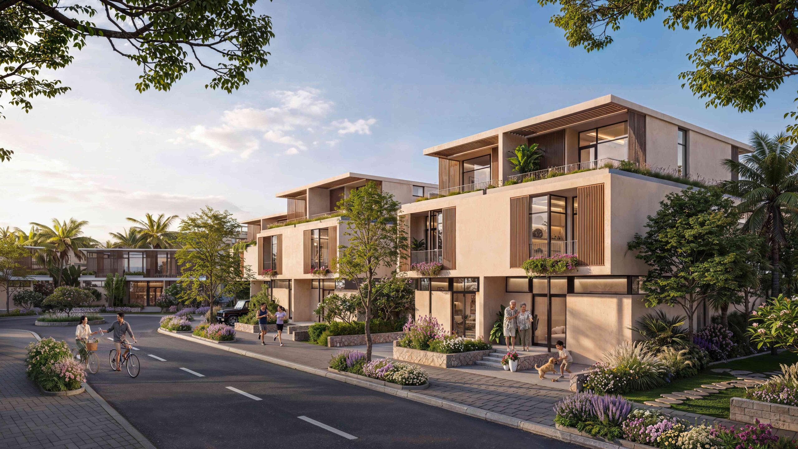 Thiết kế tại Coastal Quảng Ngãi tạo nên nhịp sống đa dạng và đóng góp thêm giá trị cho khu vực