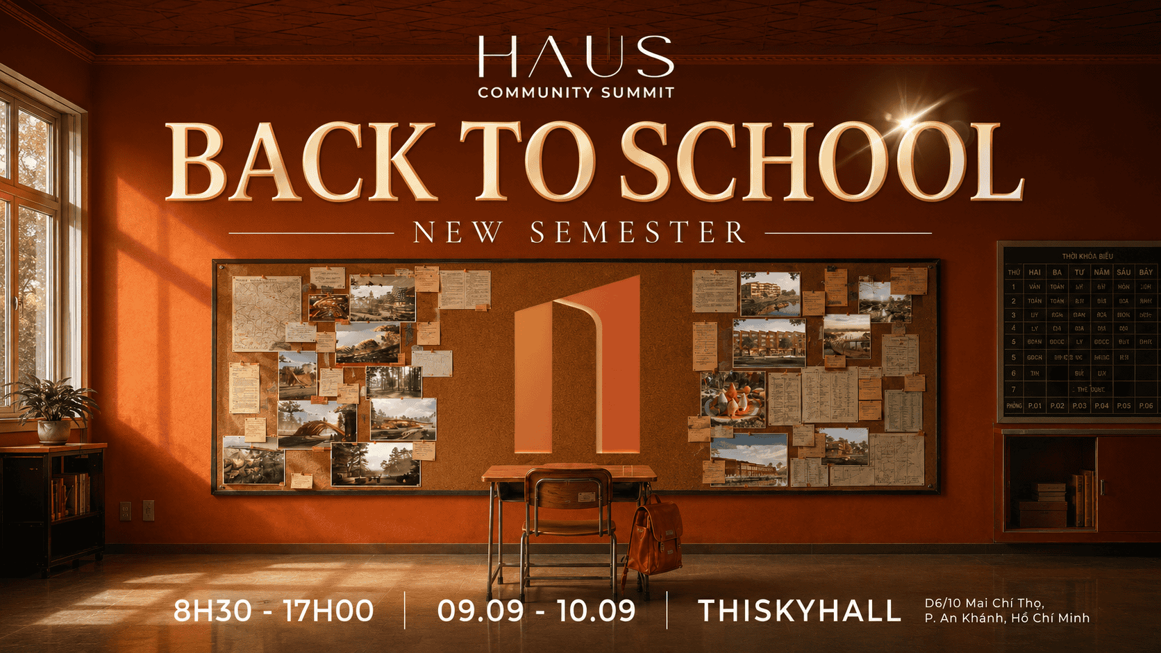 HAUS COMMUNITY SUMMIT 2026 BACK TO SCHOOL - một hành trình học hỏi đặc biệt dành cho cộng đồng Hauser