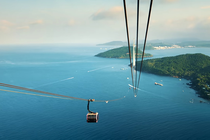 Cáp treo Hòn Thơm - hệ thống cáp treo 3 dây vượt biển dài nhất thế giới, nâng tầm du lịch - giải trí đảo Ngọc
