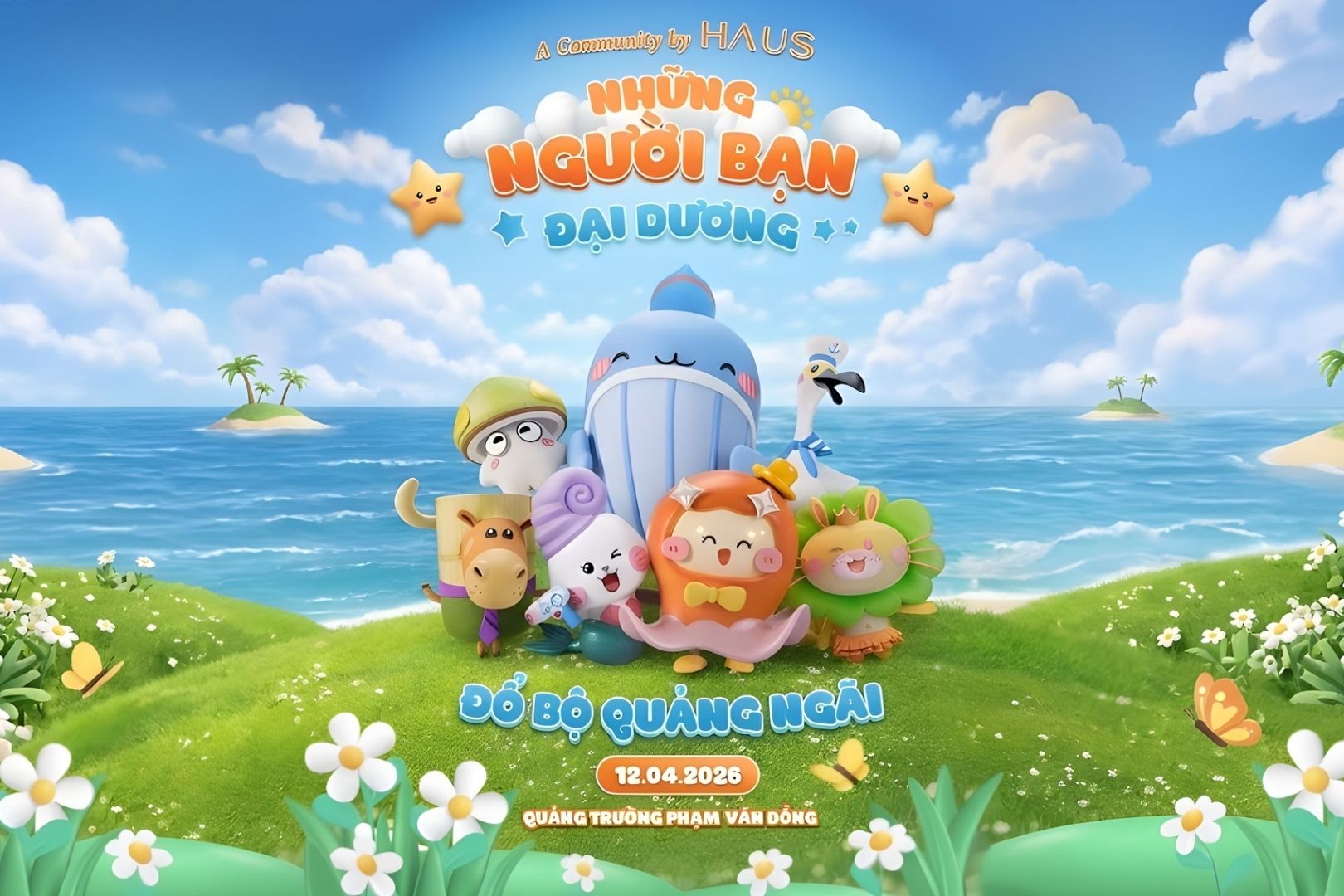 “Những người bạn đại dương” - sự kiện ý nghĩa mà HAUS muốn dành tặng cho trẻ em Quảng Ngãi