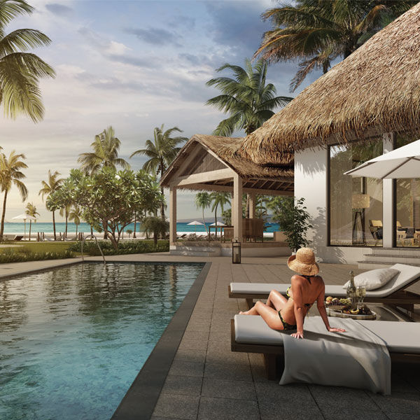 Biệt thự Kem Beach Resort ghi điểm tuyệt đối với khách du lịch và nhà đầu tư