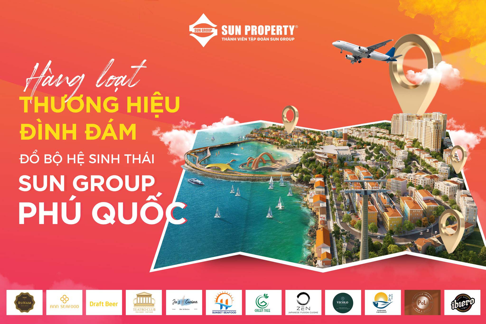 Hệ sinh thái Sun Group Phú Quốc đón cơn bão các thương hiệu mới đổ bộ