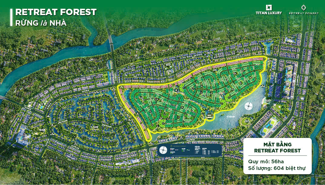 Mặt bằng Biệt thự Rừng Eco Retreat