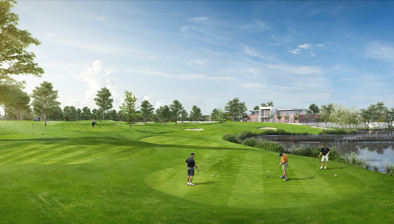 Sân golf 9 hố Ecopark - một trong những sân golf đẳng cấp nhất miền Bắc
