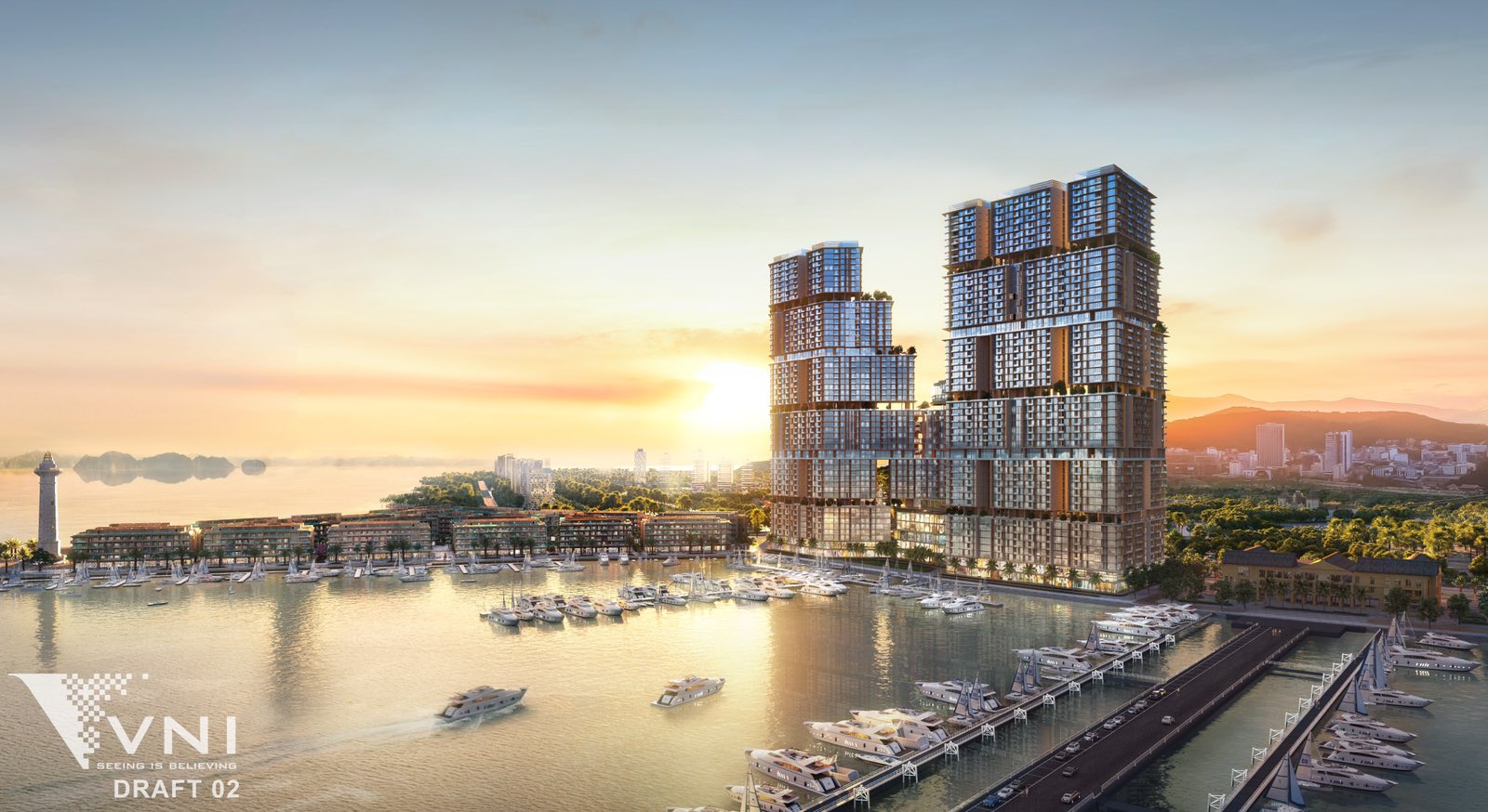 Sun Grand City Marina trong tương lai sẽ là thương cảng sầm uất của Hạ Long