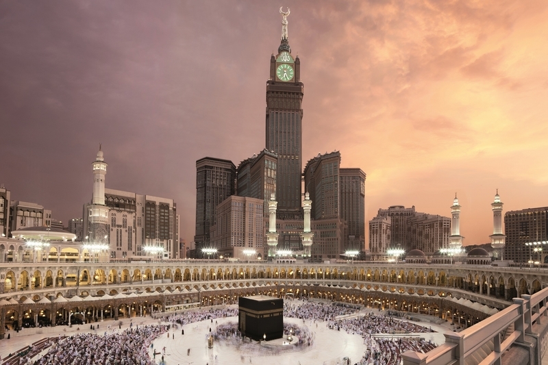 Tháp dồng hồ khách sạn Hoàng gia Makkah - Mecca, Saudi Arabia