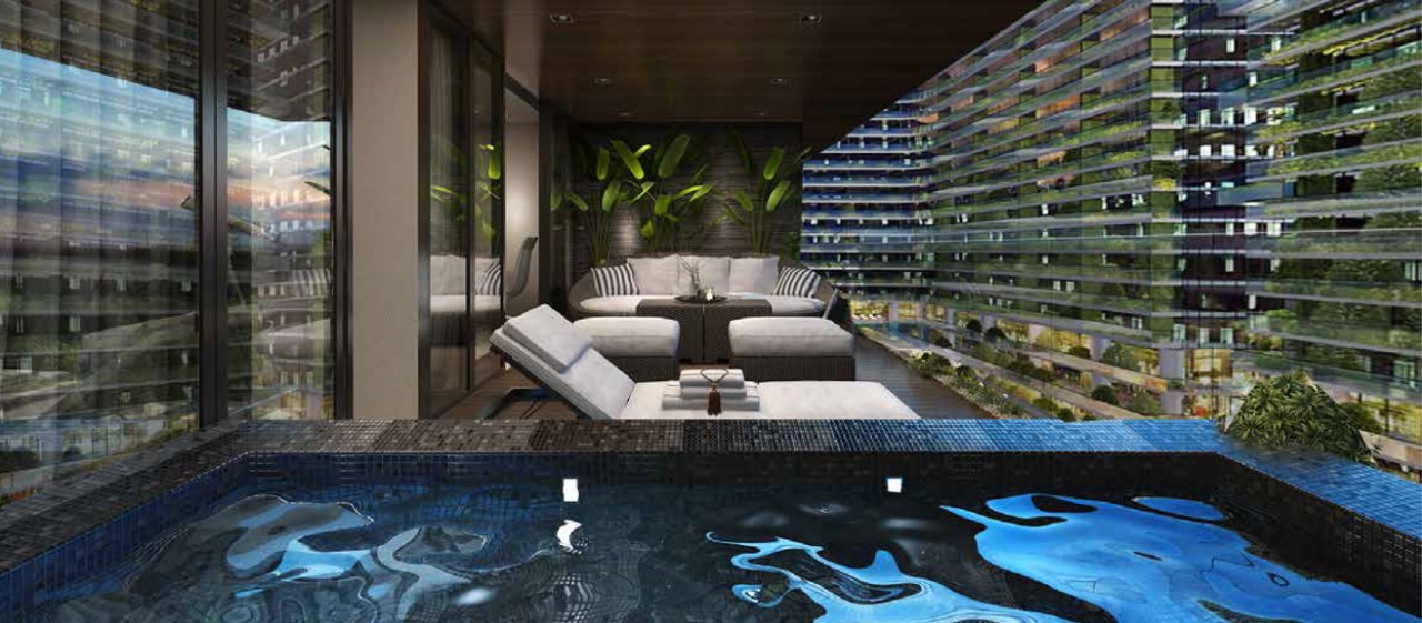 thiết kế không gian mở Sunshine Marina Nha Trang Bay