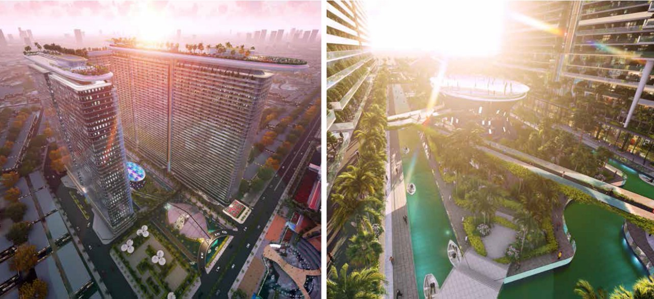 thiết kế không gian xanh Sunshine Marina Nha Trang Bay