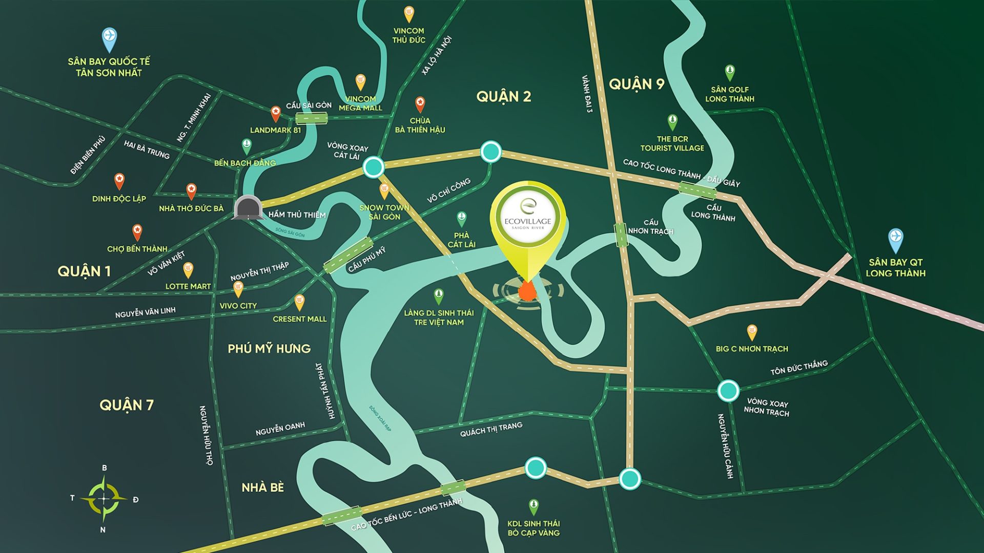 Vị trí Ecovillage Saigon River ở đâu? Tiềm năng kết nối hạ tầng khu vực?