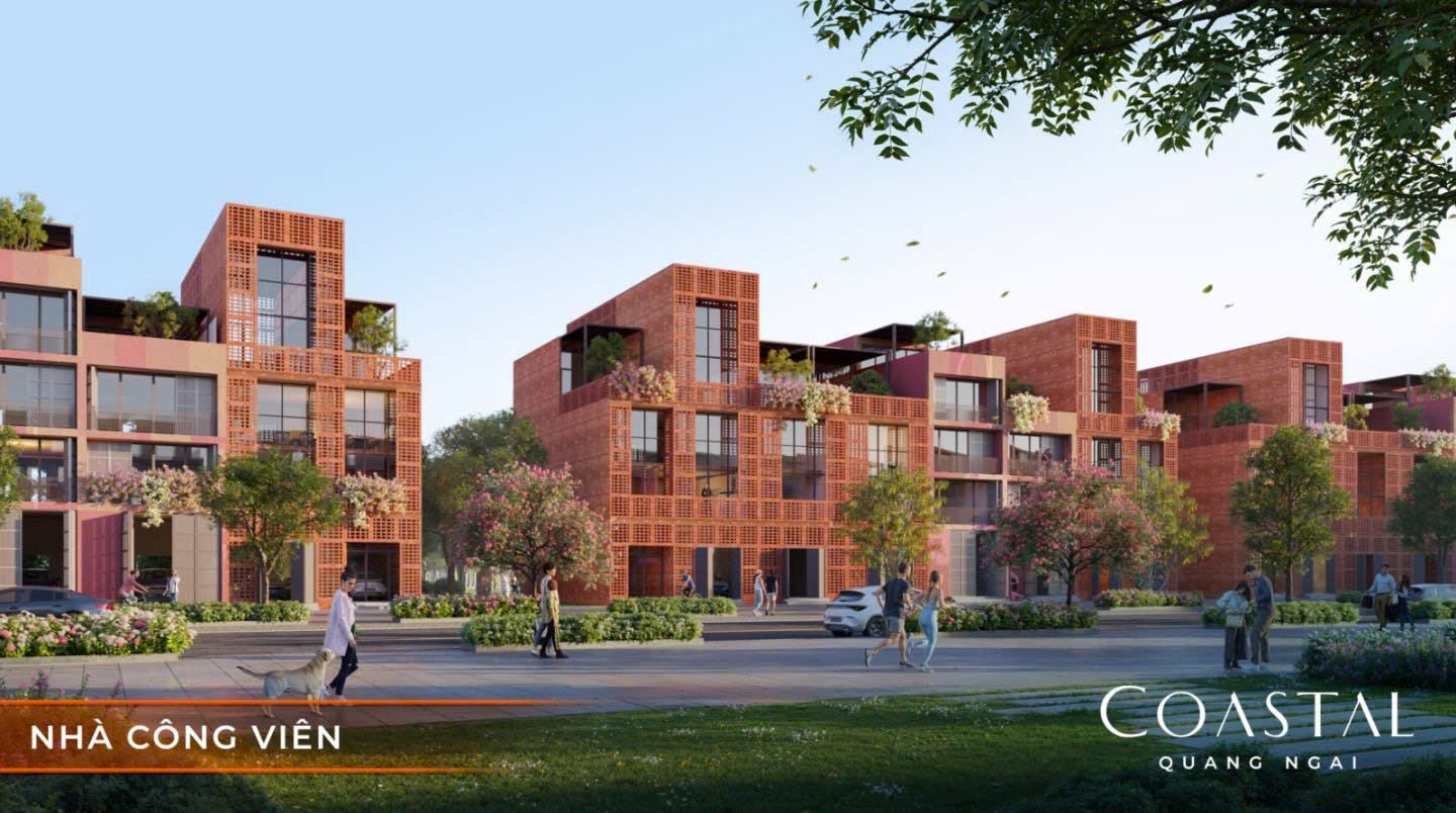 Nhà Công viên nổi bật với thiết kế chú trọng vào sự giao hòa với thiên nhiên và không gian xanh tĩnh lặng